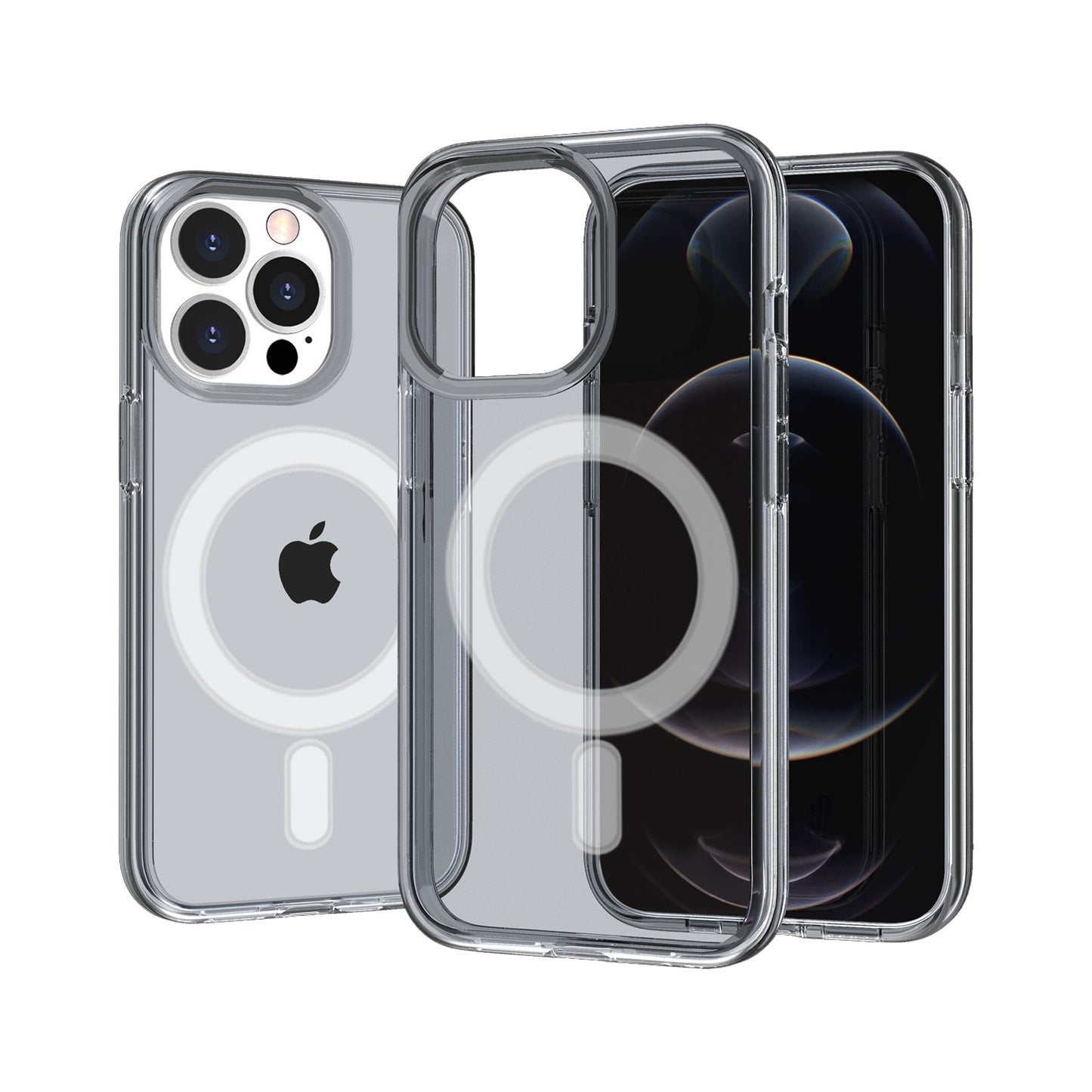 iP15P MagSafe TPU Thick Smoke