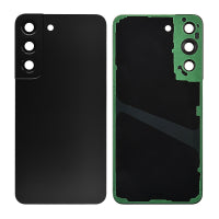 SamS22 Back Glass W/Lens Black