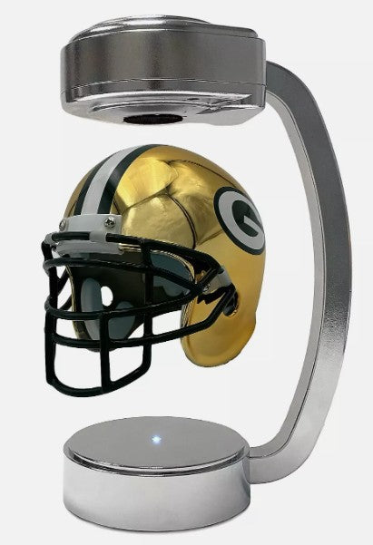 PGS NFL Mini Chrome Hover Helmet - Green Bay Packers