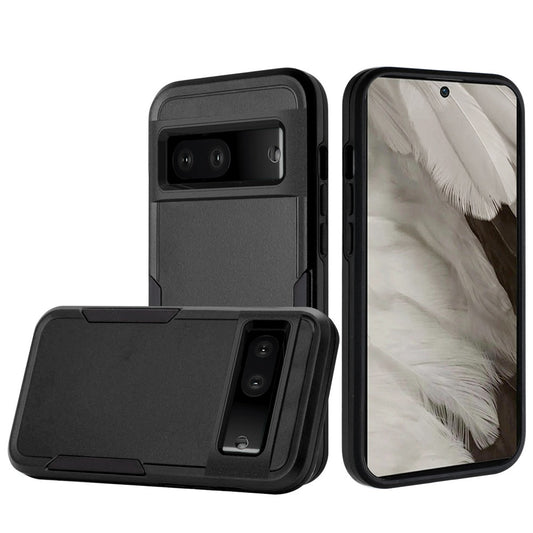 Pixel7A 2 Layers Tough Flat Blac