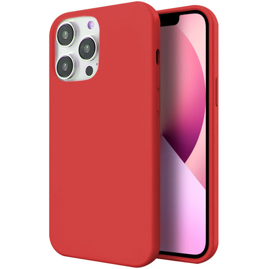 iP14Pro Simple Made Liq Sili RED