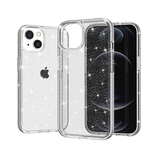iP14PMax Glitter 3mmThickTPU Clr