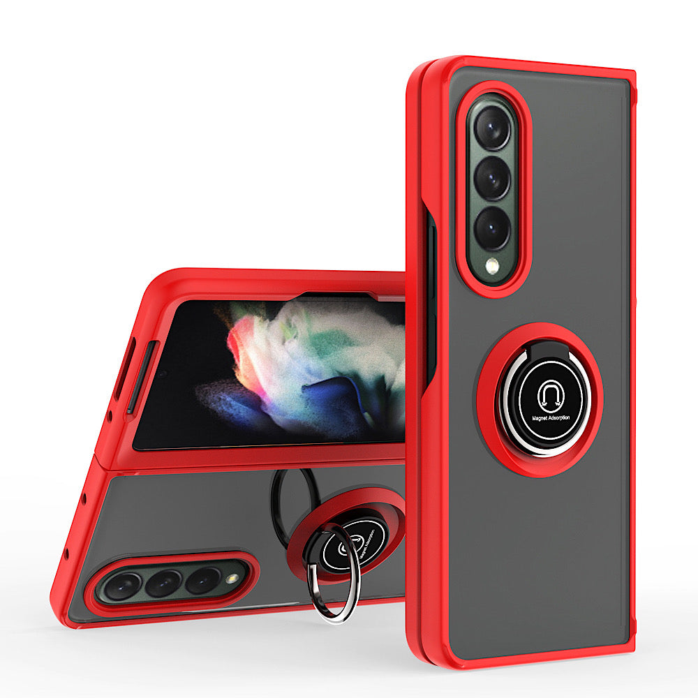 SamZFold3 MagRing Trans Smk Red