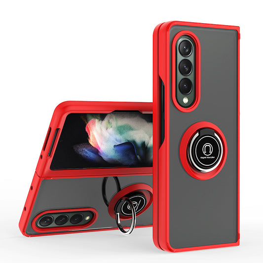 SamZFold3 MagRing Trans Smk Red