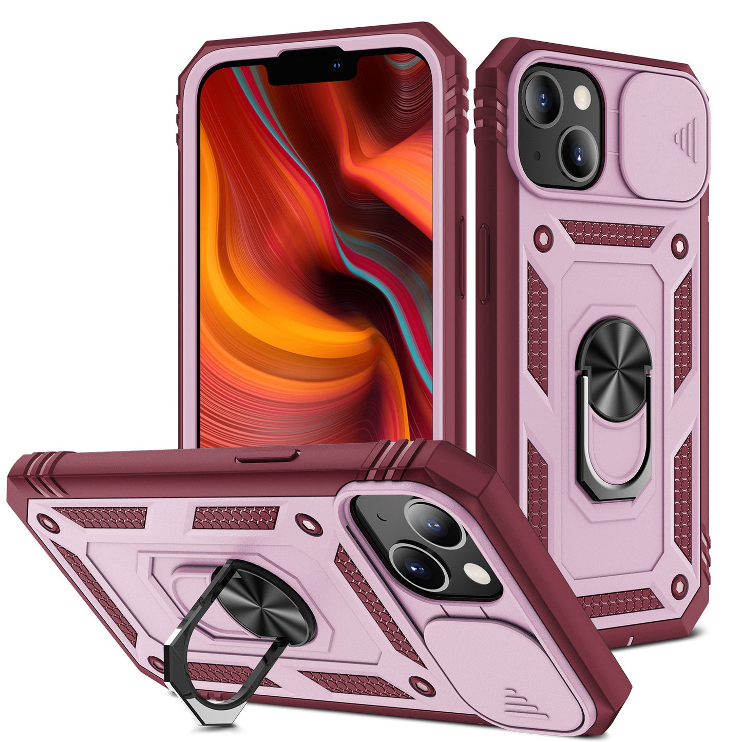 iP14PMax Slim CamcoArm RingSPink