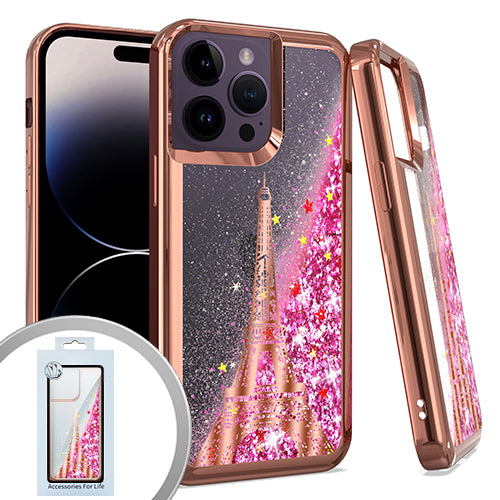 iPhone 14 Pro Liquid Eiffel Tower RGold