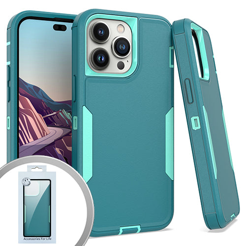 iPhone 14ProMax Slim Deffender Teal Blue