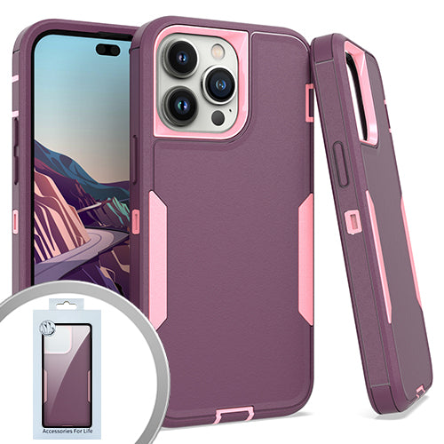 iPhone 14Pro Max Slim Deffender Teal Purpl