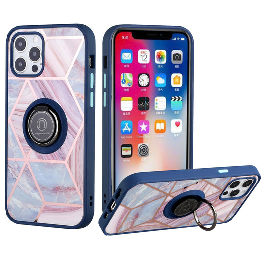 IP14PMAX GEO MARBLE MAG RNG BLUE