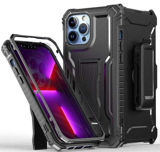 IP14 6.1 TOUGH 3in1 HOLSTER BK