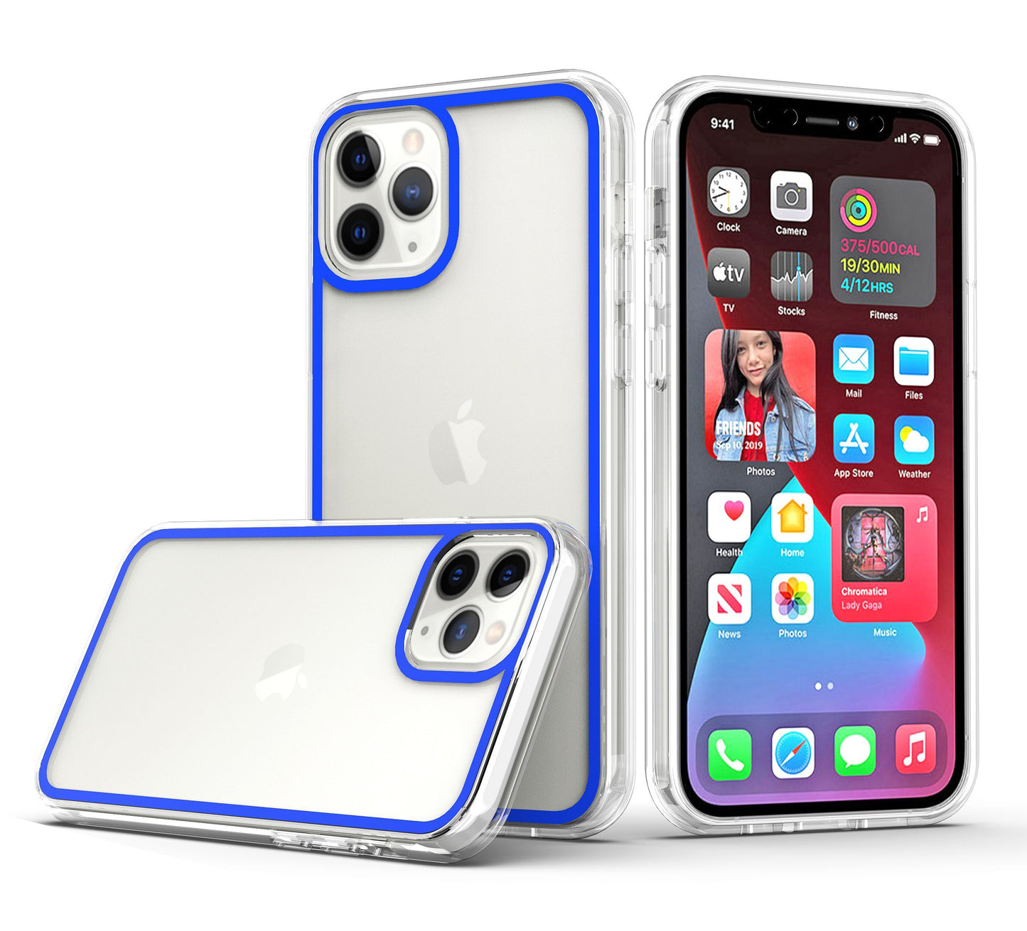 iP13 6.1 TPU Frame Color Clr Blu