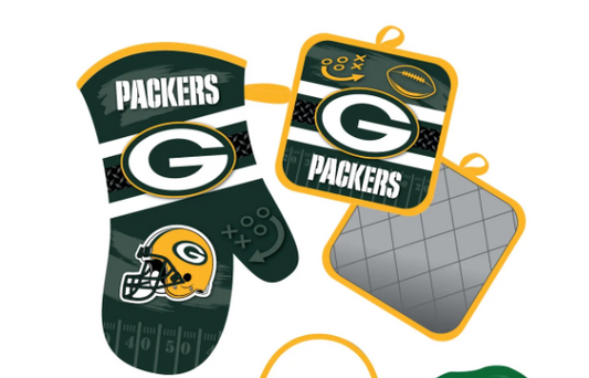 Mojo NFL Green Bay Packers - Oven Mitt and Pot Holder