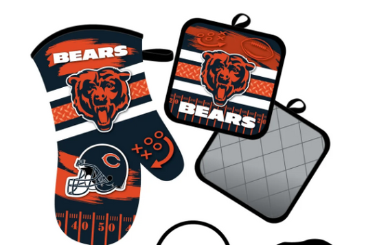 Mojo NFL Chicago Bears - Oven Mitt and Pot Holder