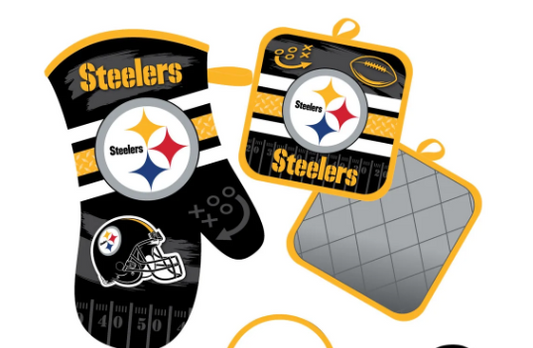 Mojo NFL Pittsburgh Steelers - Oven Mitt and Pot Holder