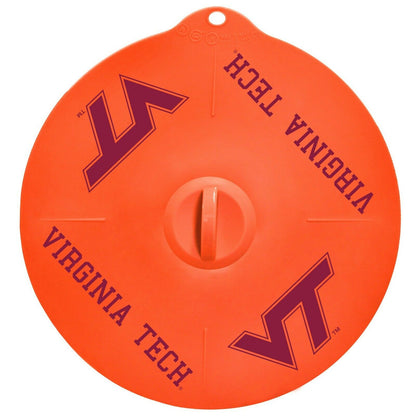 BB NCAA Virginia Tech Hokies 9" Silicone Lids Fit Pots & Bowls, Hot/Cold  2 Lids
