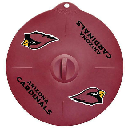 BB NFL Arizona Cardinals 9" Silicone Lids For Pots & Bowls, Hot or Cold Lids 2 Pack