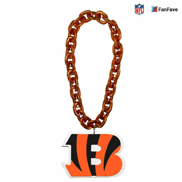 Aminco NFL Licensed Cincinnati Bengals 3D Foam Fan Chain Orange