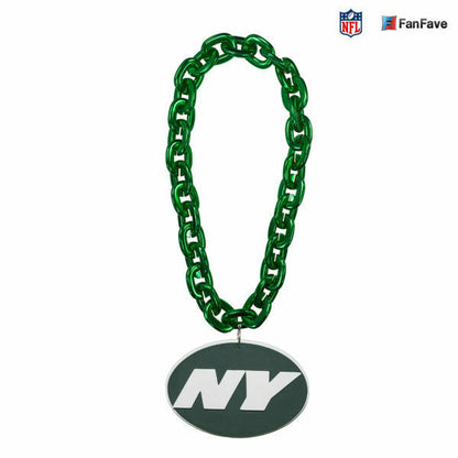 Aminco NFL Licensed New York Jets 3D Fan Chain Magnet Green Chain