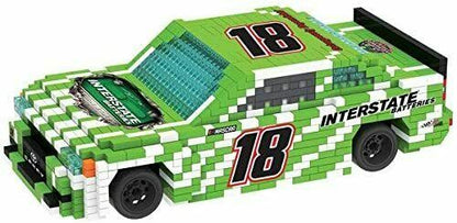 FOCO BRXLZ NASCAR #18 Kyle Busch Race Car 3-D Construction Toy