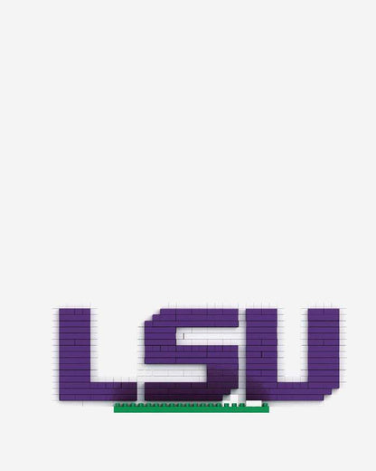 FOCO BRXLZ NCAA LSU Tigers Team Logo 3-D Construction Toy