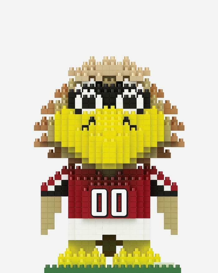 FOCO BRXLZ NFL Atlanta Falcons Freddie Team Mascot 3-D Construction Toy