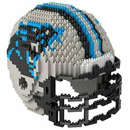 FOCO BRXLZ NFL Carolina Panthers Football Helmet 3-D Construction Toy