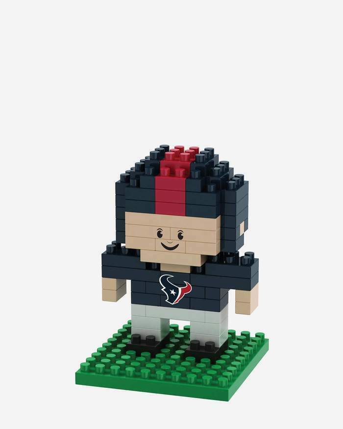 FOCO BRXLZ NFL Houston Texans Mini Football Player 3-D Construction Toy