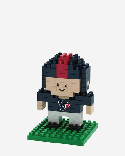 FOCO BRXLZ NFL Houston Texans Mini Football Player 3-D Construction Toy
