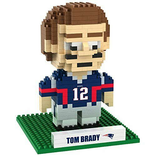 FOCO BRXLZ NFL New England Patriots Player #12 Tom Brady 3-D Construction Toy