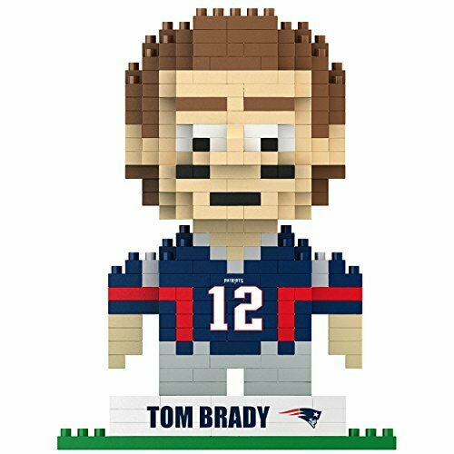 FOCO BRXLZ NFL New England Patriots Player #12 Tom Brady 3-D Construction Toy