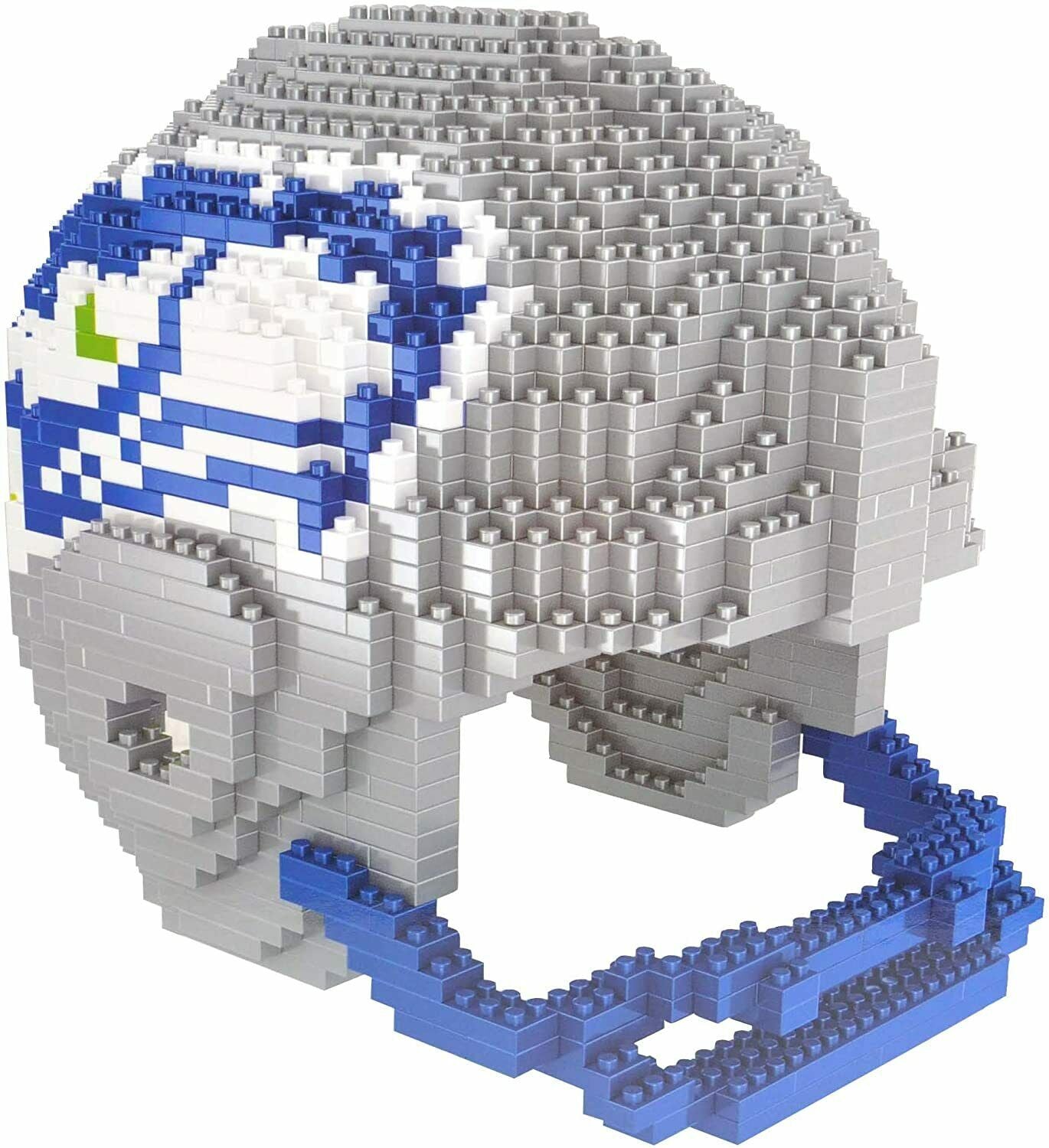 FOCO BRXLZ NFL Seattle Seahawks Retro Football Helmet 3-D Construction Toy