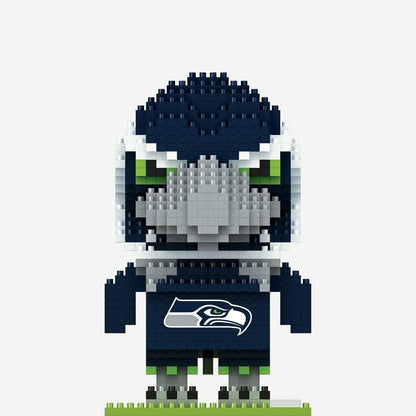 FOCO BRXLZ NFL Seattle Seahawks Team Mascot 3-D Construction Toy