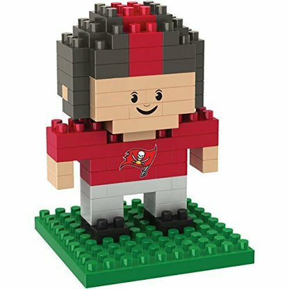 FOCO BRXLZ NFL Tampa Bay Buccaneers Mini Football Player 3-D Construction Toy