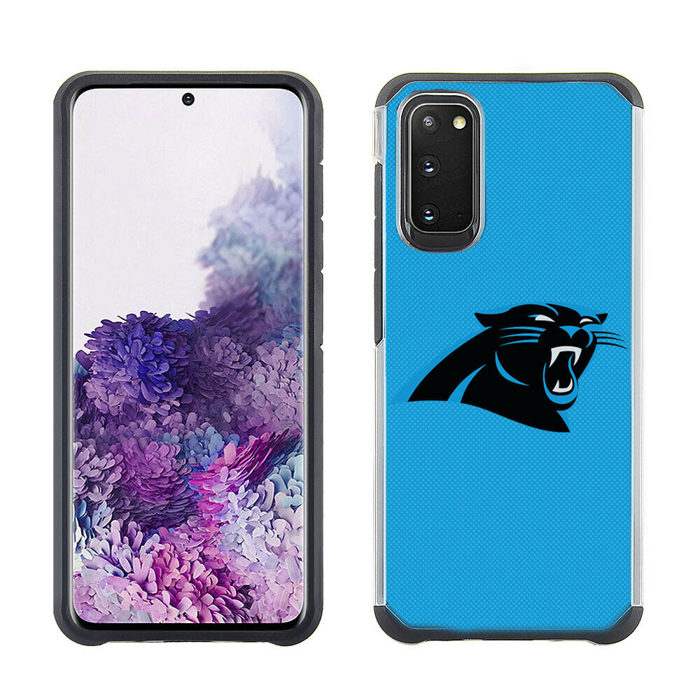 PBG NFL Licensed Carolina Panthers Textured Case for Samsung Galaxy S20