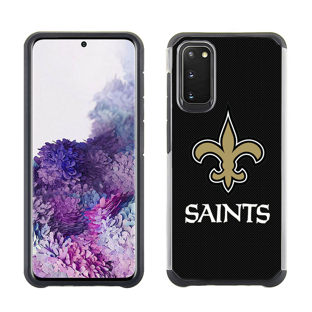 PBG NFL New Orleans Saints Textured Case for Samsung Galaxy S20