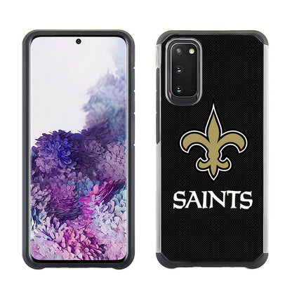 PBG NFL New Orleans Saints Textured Case for Samsung Galaxy S20