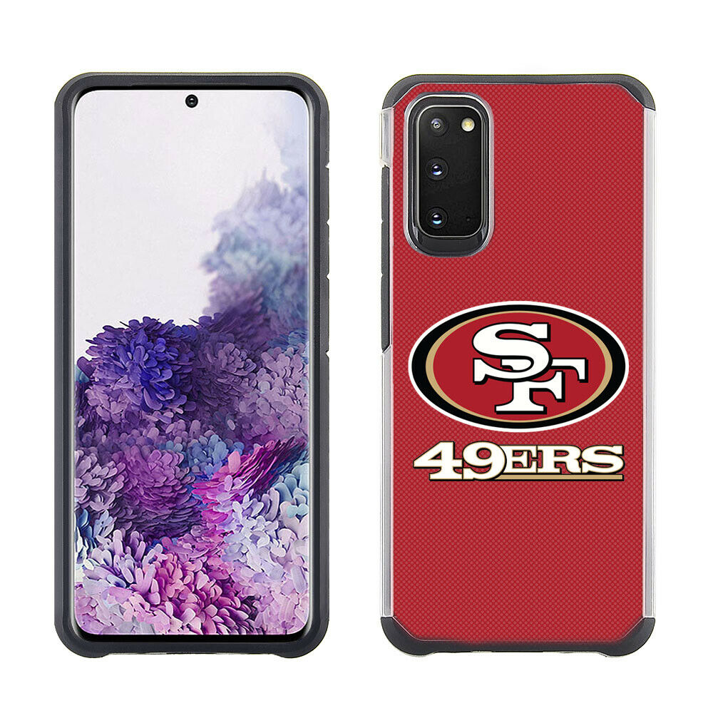PBG NFL San Francisco 49ers Textured Case for Samsung Galaxy S20