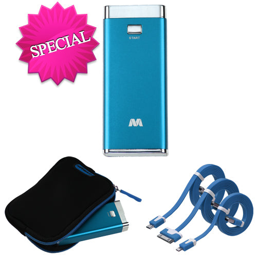 PORTABLE CHARGER BLUE 5600mAh