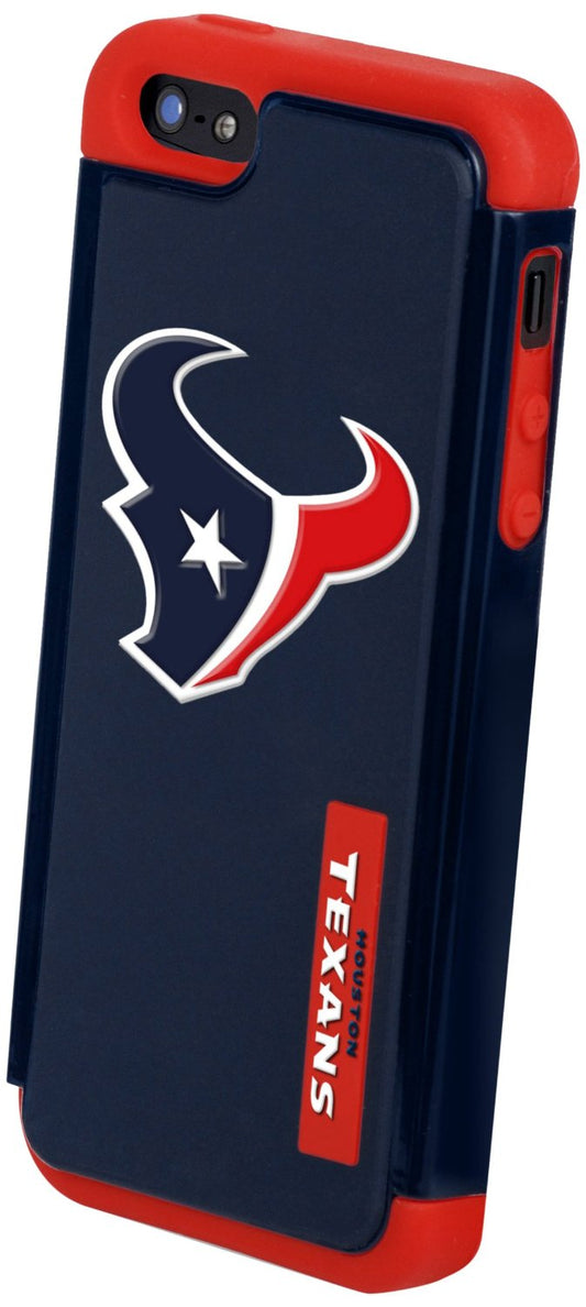 FOCO NFL Licensed Houston Texans Dual Hybrid Impact Series Case for iPhone 5/5S