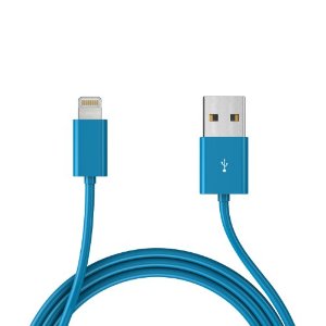 DATA CABLE 8PIN 6FT BLUE