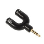 GSA Audio/Mic Headphone Splitter (2) - Black