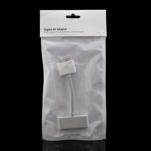 GSA Digital AV Adapter for iPad, iPhone and iPod touch - White