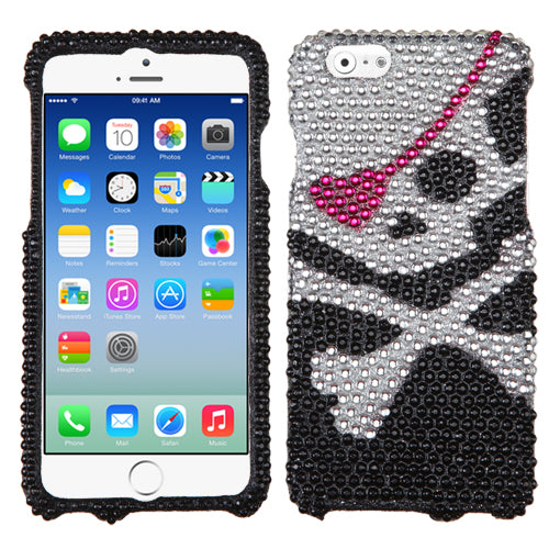 Mybat Diamante Bling Candy Skull Case For iPhone 6 and 6s (4.7") - Black/White