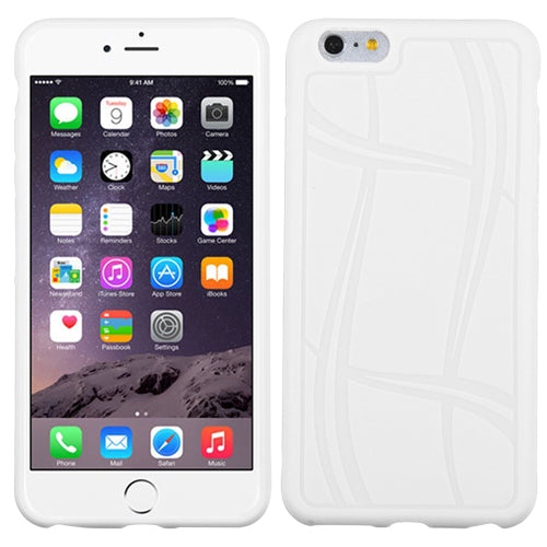 Mybat Candy Skin Case for iPhone 6 Plus, 6S Plus (5.5") White Textured