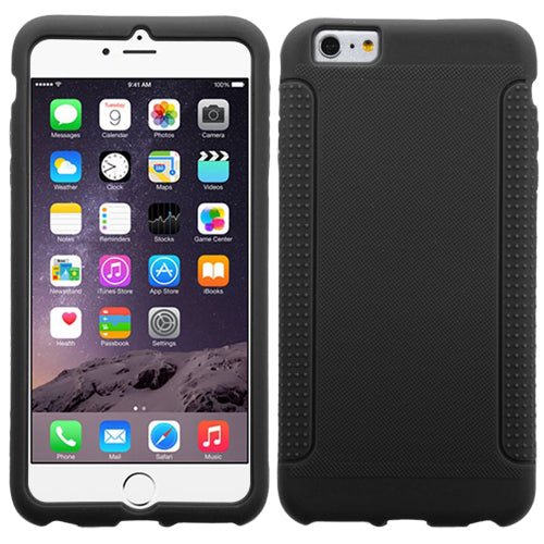 Mybat Solid Skin Cover for iPhone 6 Plus, 6S Plus - Black (5.5")