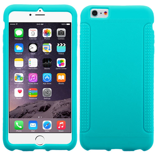 Mybat Solid Skin Cover for Apple iPhone 6+ & 6S+ - Tropical Teal