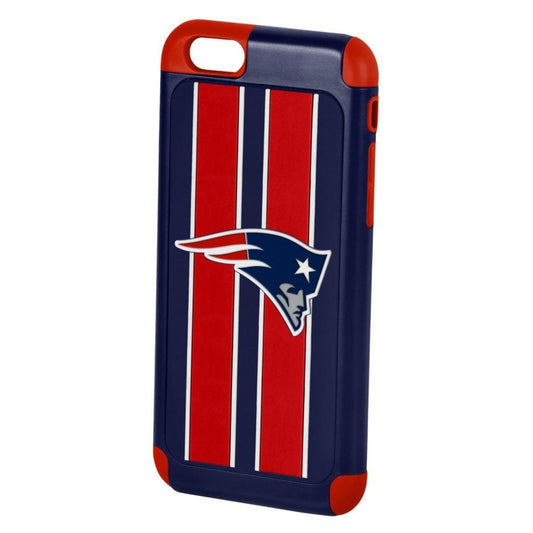 FOCO NFL New England Patriots Stripes Series Hybrid Case For iPhone 6 & 6s