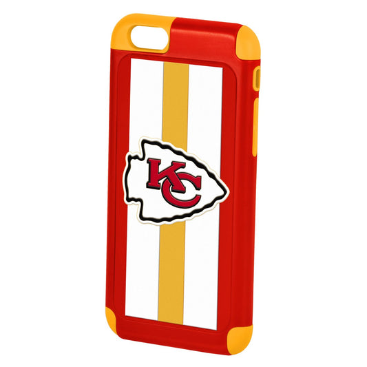 FOCO NFL Kansas City Chiefs Dual Hybrid Stripe Case For iPhone 6 and 6s (4.7")