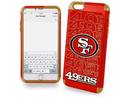 FOCO San Francisco 49ers Dual Hybrid Case for iPhone 6+, 6S+, (5.5")