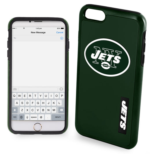 FOCO NFL Licensed New York Jets Dual Hybrid Impact Case For iPhone 6 & 6s (4.7")
